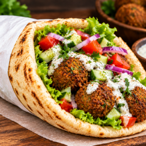 Falafel Sandwich — Gyro Sandwich.