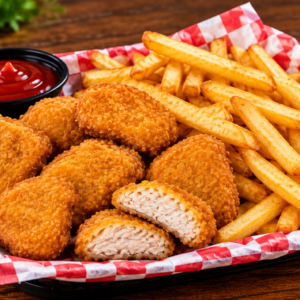 Pcs Chicken Nuggets — Chicken Nuggets & Fries.