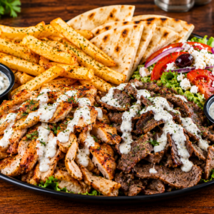 Chicken & Lamb Gyro — Gyro Platter.