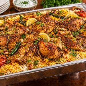 Rice Tray (Serves 8-10) — Catering Menu.