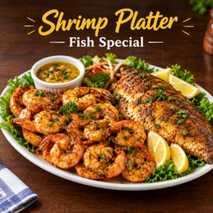 Shrimp Platter — Fish Special.